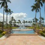 Peaceful water features on the grounds of Grand Wailea