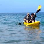 Your hosts, Andy and Sheila, kayaking in Wailea.