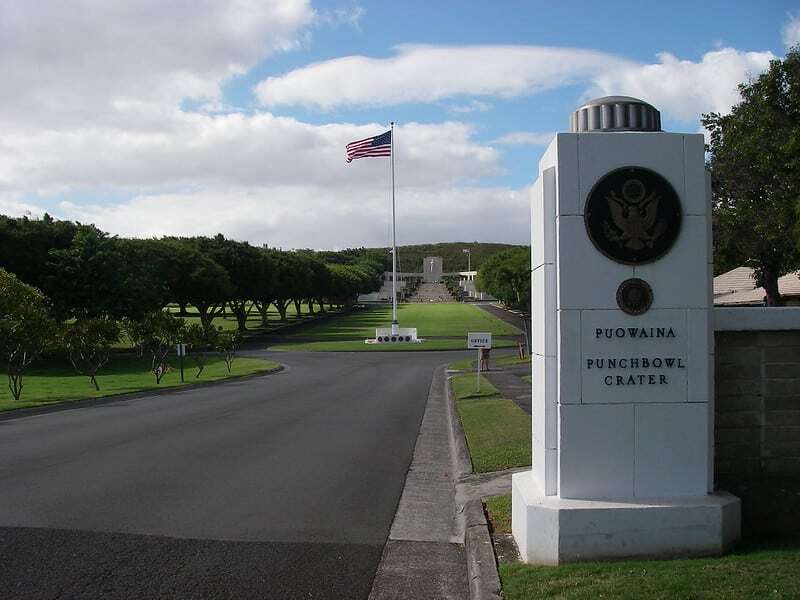 Oahu's Punchbowl National Memorial Cemetery of the Pacific Go Visit