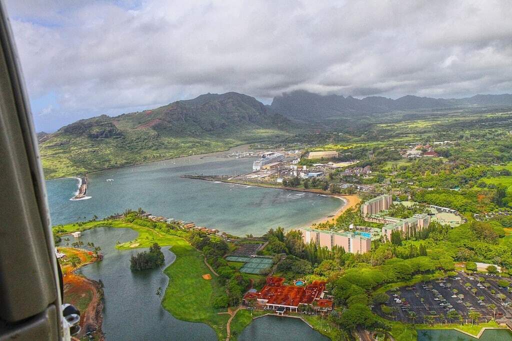 Aloha Friday Photo Bird'seye view of Nawiliwili Harbor Go Visit Hawaii