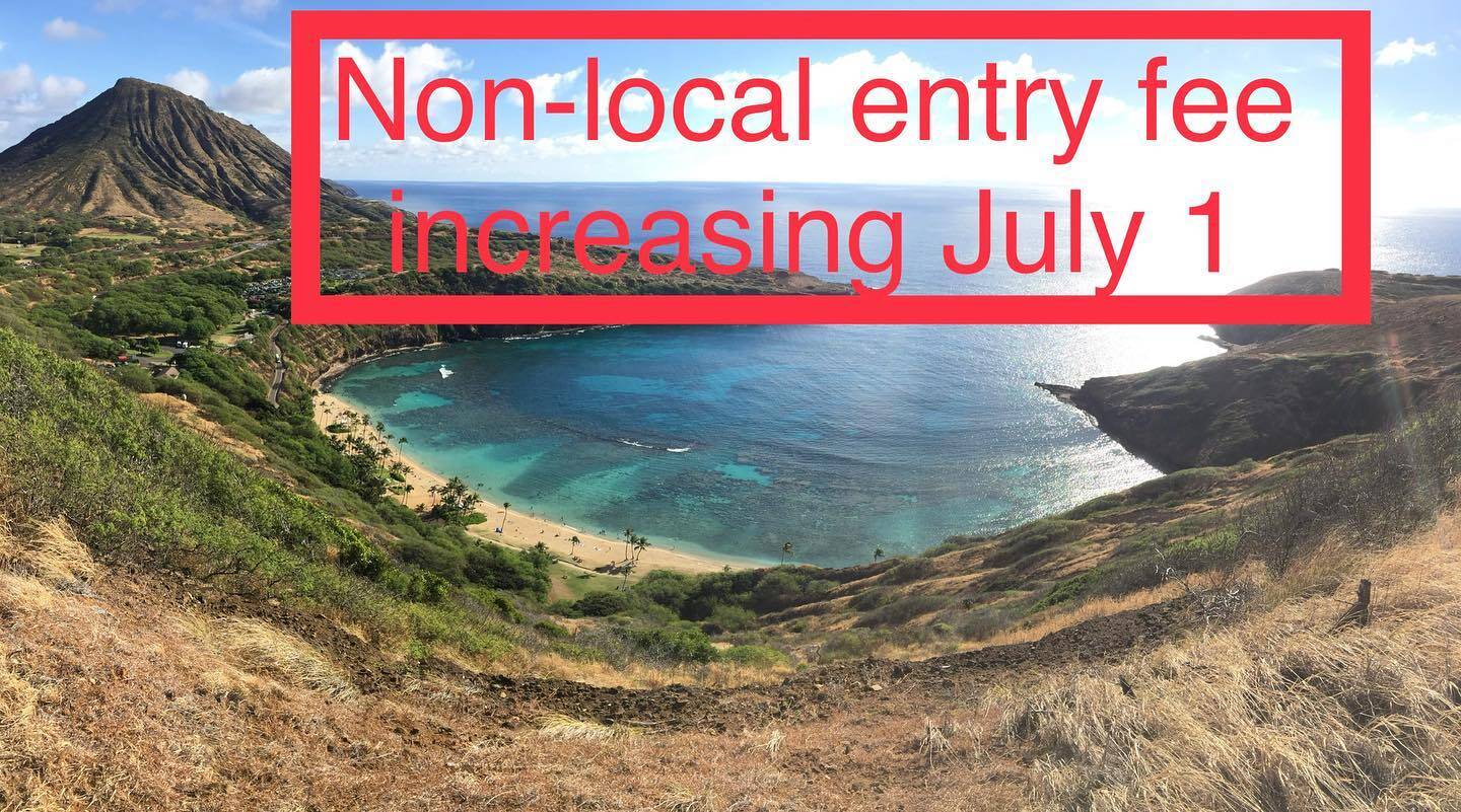 Hawaii travel news steep increase in Hanauma Bay entrance fee + Maui