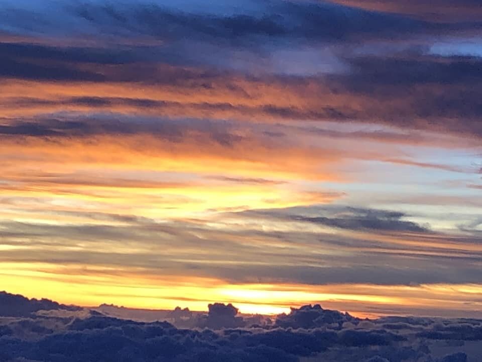 Aloha Friday Photo: Sunset sky from Haleakala